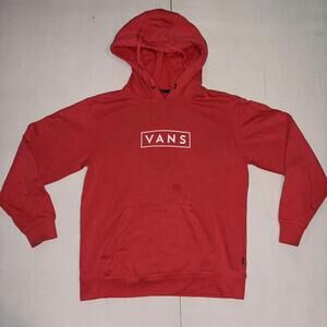 Red vans casual pullover hoodie
